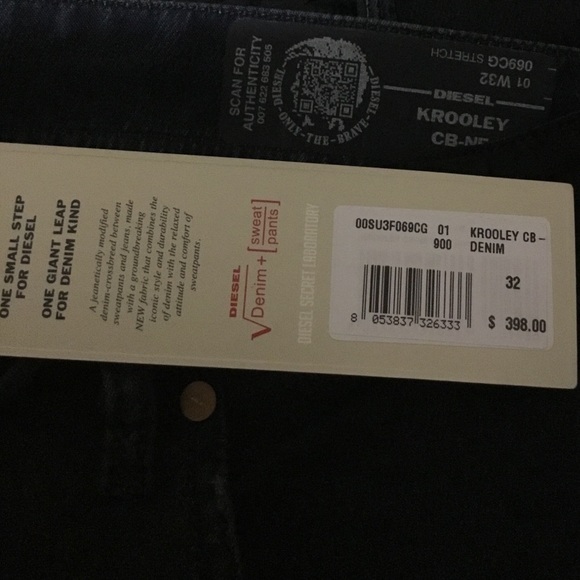 Diesel Other - KROOLEY 069CG MALE JOGG JEANS.